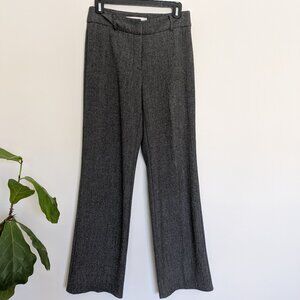 Laura Petite Herringbone Wide Leg Trousers